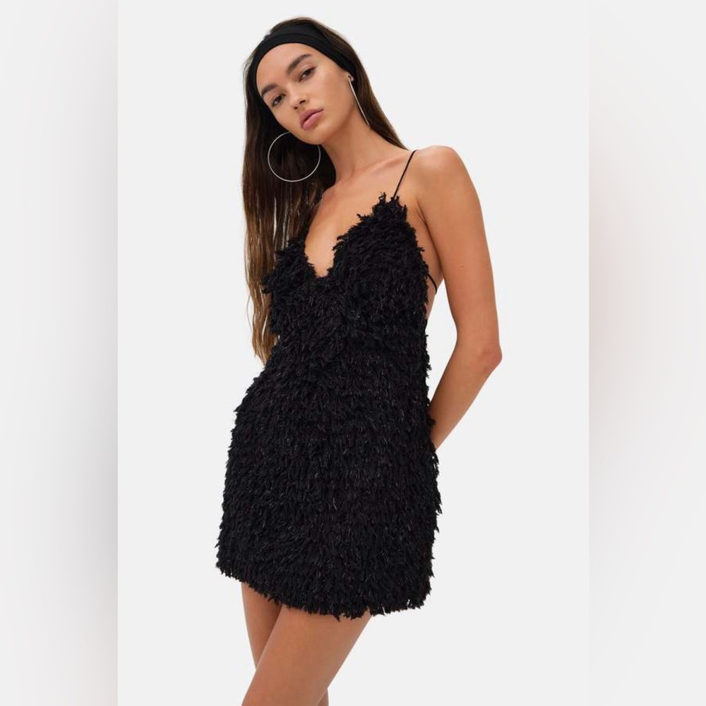 For Love and Lemons Kamara Mini Dress - Black